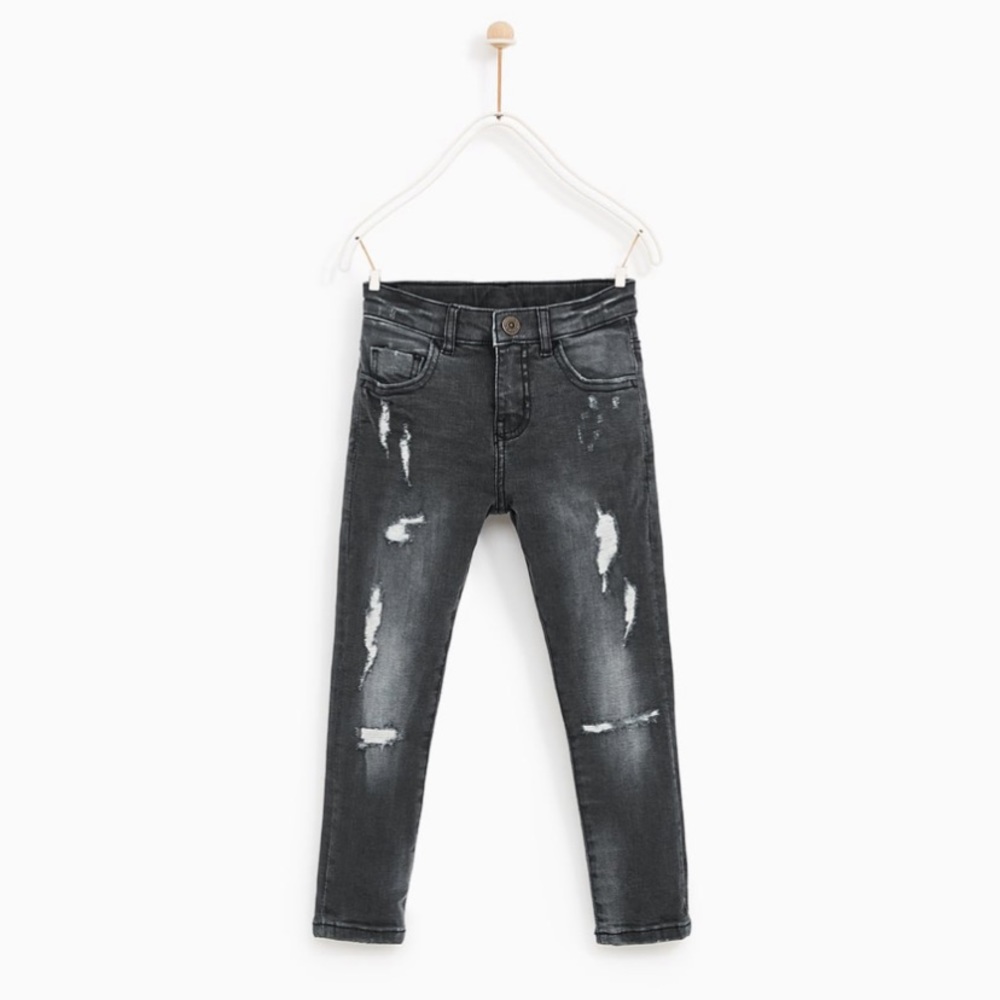 Zara Ripped Skinny Jeans